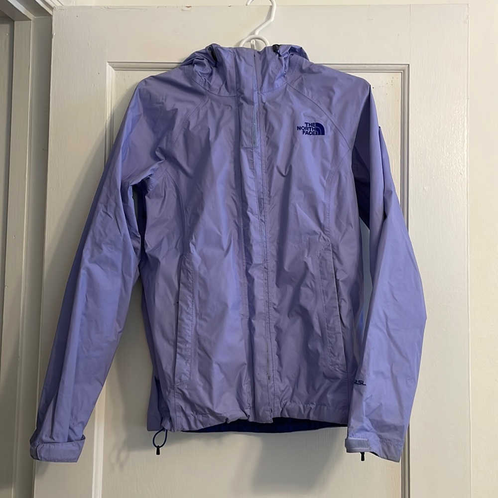 North Face Rain Jacket, Women’s Small, Light Purple